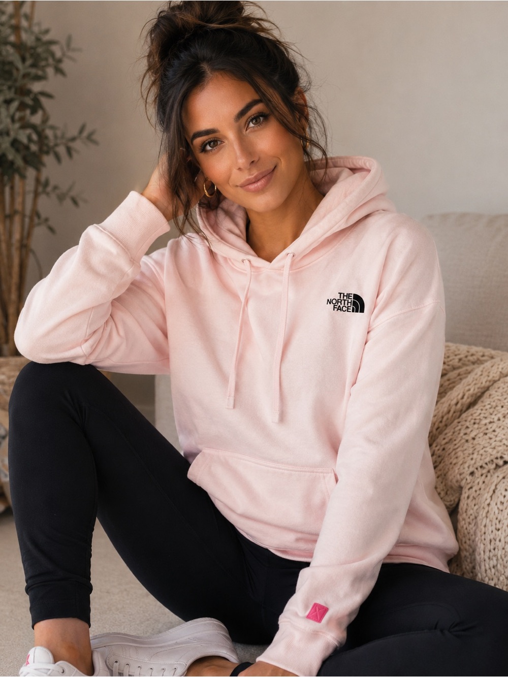The North Face Light Pink Pullover Hoodie